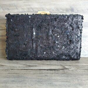 Kate Landry Sequin Evening Clutch Shoulder Bag